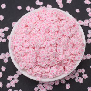 100g/Lot Adorable Bear Paw Clay Slices Soft Pottery Animal Paw Sprinkles for DIY Crafts Filling Accessories
