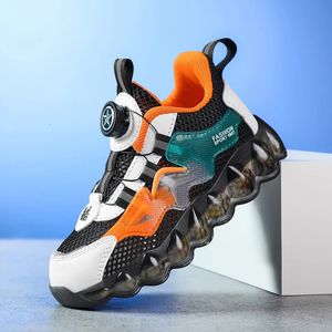 Meninos de luxo tênis tênis crianças sapatos casuais moda crianças tênis esportes atléticos tênis de tênis para meninos 7 a 12 anos 240407