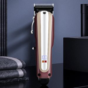 Clippers ricaricabile ricaricabile per capelli cordini regolabili Terrimer per capelli da barbiere per uomini kit macchina da taglio della barba elettrica