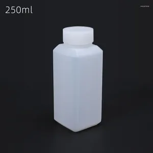 Aufbewahrungsflaschen durchscheinende 250 ml Plastikflasche mit Deckelflüssigkeit, nachzufillbar