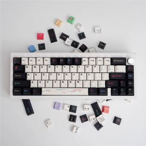 Accessories GMK EMO 23/129 Keys PBT Dye Sublimation Keycaps Cherry Profile Keycap 6.25u Spacebar For MX Switch Mechanical Keyboard