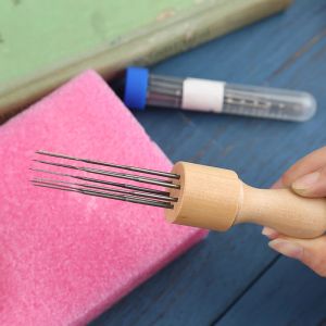 IMZAY WOOL FELTING NOEDLES TRÅ TRÄTTERVERT TOLY Filting Needle Diy Tools Tillbehör för sy handgjorda arbeten