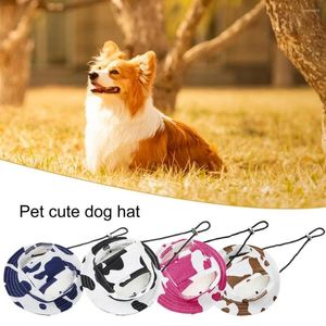 Dog Apparel Pet Fisherman Hat Buckle Adjustment Ear Puppy Windproof Cotton Outdoor Sports Dress Up Sun Daily Collocation