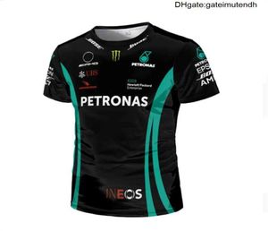 Luxus Petronas Marke Mercedes T-Shirts AMG Herren Lewis Hamilton Benz T-Shirts One Polo Pit Grand Prix Motorrad Schnelles Trockenreiten XV0U8340653