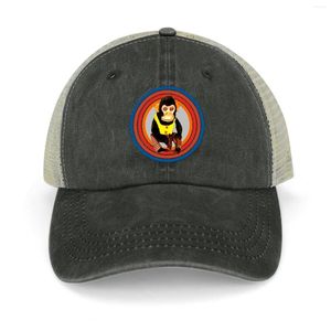 Berets Cymbal Chimp Toy Jolly Monkey With Cymbals Vintage Retro Cowboy Hat Christmas Anime Trucker Cap Funny Women Hats Men's