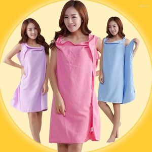 Towel Microfiber Towels BathroomWearable Sexy Bathrobe Fast Dry Wash Clothing Wrap Women Bath Robe De Plage Beach Dress