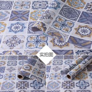 Ceramic Tile Thickening Adhesive Balcony Kitchen Bathroom Floor To Sticker Wear-resisting Antiskid Wallpaper Home Decoration