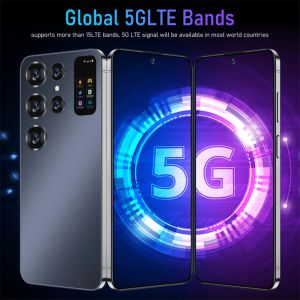 Оригинальный S24 Ultra Smartphone 7,0 дюйма 16 ГБ+1T мобильные телефоны 4G 5G Face Discoveritio 7000mah Двойной симе Android Мобильный телефон мобильный телефон мобильный телефон