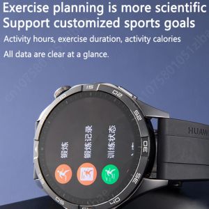 Huawei Watch GT4 Smart Watch Blood Oxygen Monitor Monitor Smart Wwatch Collect Call Crall Count Ram Tracker Tracker Watch для мужчин