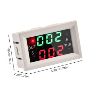 AC 220 V DC 12V Digital Display Time Relay LED Visualizzazione del ciclo Switch Controllo Switch Timing Timing Timing Timetal Switch