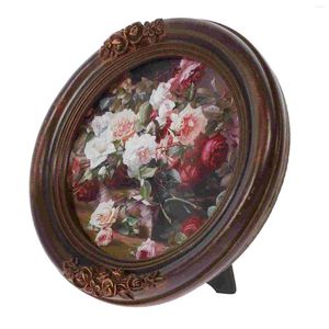 Frames Picture Frame Vintage Po Small Desk European Style Bathroom Decoration Resin Decorative