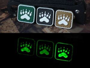 Pequeno PVC Patch Militar Swat urso imprimir bandeira de guarda