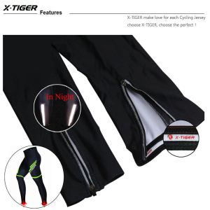 X-Tiger Cycling Pants Man Autumn Oddychane spodnie rowerowe MTB Rowerowe spodnie śliniaki 5D żelowe wyściełane szybkie suchy rowerowe tygrysy