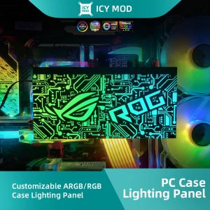 Towers 5V adressierbare RGB LED LEGELN LEGE PC HASTE LELLE PANUEL GPU BACK DIY Seitenfeld Anpassbare Modding Bunt RGB Aura Sync