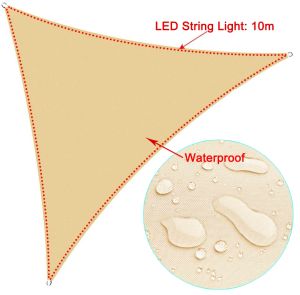 3x3x3m Triangle a vela a vela a vela LED ANDARE ARGO DI SCOLA