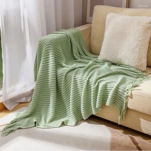 Coperte divano cover per ufficio aria condizionata coperta coperta a maglia da letto bohémien coda decorativa arazzo da letto soggiorno