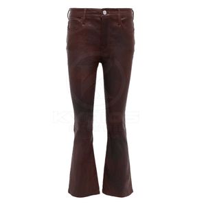2023 High Quality Leather Womens Pant Whole Sale Latest Style Women Pants for