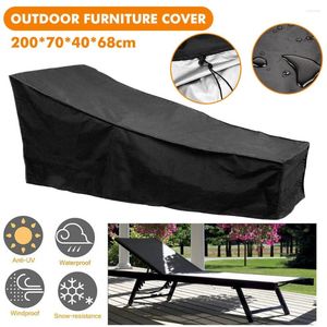 Chair Covers 1pcs Furniture Cover Outdoor Courtyard Garden Patio Sun Lounge Waterproof Bed Protective Heavy Duty