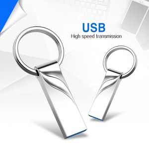 Napęd USB Flash 128 GB Metal Pen Drive 32 GB 64 GB Pendrives Waterproof USB Stick 2.0 Memory Stick Classic