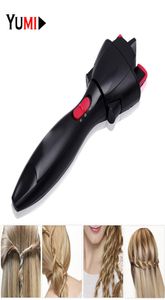 Högkvalitativ automatisk stickad enhet Hårbraider Styling Tools Diy Electric Two Strands Braid Maker Hair Braider Machine S9724523