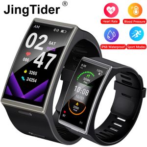 Wristbands DM12 1.91"HD 2.5D Curved Screen Smart Bracelet IP68 Wateroroof Heart Rate Blood Pressure Monitor Smart Watch Fitness Tracker Men