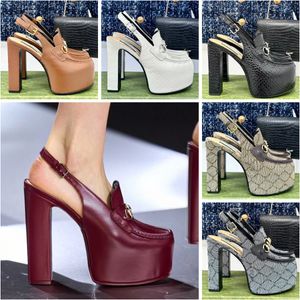 ダストバッグ女性の靴靴デザイナーインターロックGプラットフォームサンダル品質のチャンキーヒールサンダルヒールの高さとサンダルフラットシューズスライドスリッパ