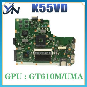 Motherboard Notebook Mainboard K55VD K55A A55VD A55A Laptop Motherboard UMA/GT610m Rev: 3.0 Hauptbrett 100% Test OK