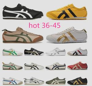 Asic jel nyc erkek koşu ayakkabıları ordu antrenör erkekler onitsukass tiger meksika 66 slip-on deri bağcıklı spor ayakkabılar tasarımcı offs sakız beyaz yeşil kadın Japonya spor eğitmenleri