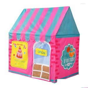 Tents And Shelters Kids Tent Dessert Shop Diy Play Indoor Baby House Pretend Playhouse Children Portable Drop Delivery Sports Outdoors Dhf4Y