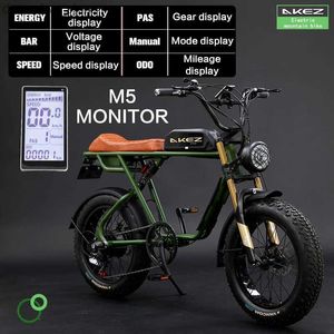 Bikes AKEZ Ectric Bicyc Adult Mountain Ebike Mountain Moped Road Hydraulic Brake Ectric Bike L48