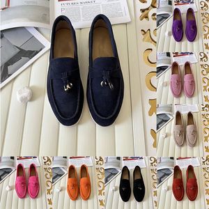 summer walk loafers loro piano shoe mens trainers woman shoes dress shoes flat low top suede leather Moccasins comfort loafer sneakers sports shoes outdoor walking