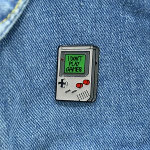 Fashion new cartoon retro game machine brooch childrens nostalgic fun accessories student clothing backpack accessories pin badges