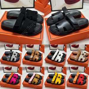 Chypre Slide Designer Sandals Slippersレディスカルフスキンプラットフォームスライド女性男性プラットフォームスライドスエードフラットシューズサマービーチ女性カジュアルビーチスリップ