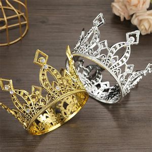 Party Supplies Bridal Wedding HeadBond Crystal Small Crown Birthday Cake Baking Decoration Accessories