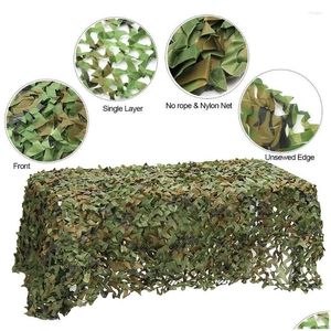 Tendas e abrigos de camuflagem líquido de tonalidade externa cames da came decoração de jardim de decoração de abrigo de sol para carros de caminhada Deli DHBJ1