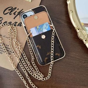 Designer Phone Case Luxury Old Flower Leather iPhone Case for iPhone 15 14 13 12 Pro Max 15 Pro 14 Pro 13 case Beautiful Crossbody Card Holder Lanyard Mobile Cover