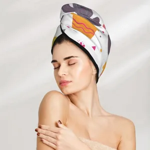 Towel Rapid Dry Cute Cactus Microfiber Anti Frizz Hair Quick For Girls Beach Shower Cap