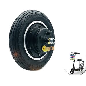 10 inç Motor Hub Scooter Dönüşüm Kiti 24V350W36V48V Elektrikli Araç Motoru On inç Dönüşüm