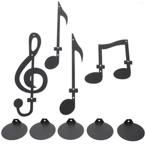 Titolari di candele music detentore muro di applique note Note Farmhouse sospeso di tealight stand mount sculture decorazioni creative simbolo votivo