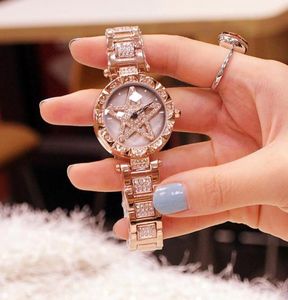 Nya ankomster Fashion Timelimited S Designers Fashion Womens Watch Diamond Set Waterproof Fivepointed Star Fashion Watch 5488548