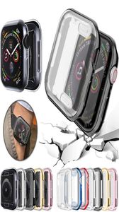 360 полная обложка для часовых часов для Apple Watch Case 5 4 3 2 1 42 мм 38 мм мягкий прозрачный защитник экрана TPU для iWatch 4 3 44 мм 40 мм7588558