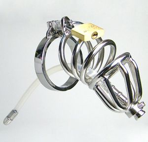 Urethral Devices Male Belt Penis Plugs Urethral Catheter Cock Rings Cage Urethral Sounding BDSM Cock Lock For Man8947399