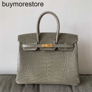 Handbag Crocodile Leather 7A Quality Bag Genuine gold button Large OY5OXG2Y