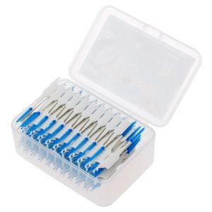 1 Set 40/120/160st dubbelflosshuvudhygien Dental Silikon Interdental Brush Tandpetare Ny Hot Selling