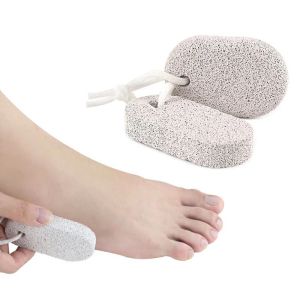 Badrumsprodukter Fotfil Natural Pimice Stone Foot File Foot Stone Brush Hard Skin Remover Pedicure Foot Care Tool