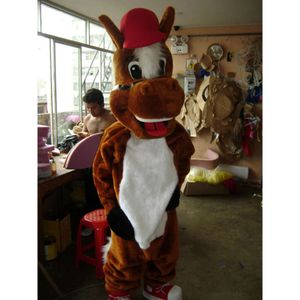 Mascot Costumes Foam Cute Horse Cartoon Plush Christmas Fancy Dress Halloween Mascot Costume