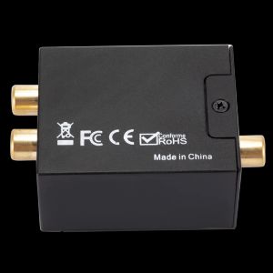 Cyfrowe na analogowe konwerter audio wzmacniacz DAC Dekoder Optyczny Toslink Toslink do analogowego Adaptera konwertera audio RCA L/R