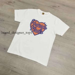 Menschlich gemachtes T-Shirt-Designer Designer Love Cartoon Flying Duck Hunde Schwein Slub Baumwolle Kurzärmige T-Shirts für Männer Frauen Hochqualitativ hochwertige Straße Hip Hop T-Shirt 2643