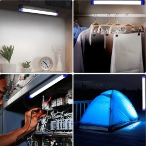 USB LED Night Light充電式緊急照明20W/40W/60W作業屋外の屋内ホームキッチンクローゼットワードローブ用DC5V