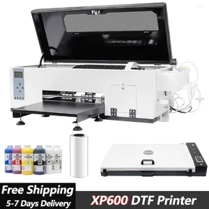 Impressora A3 XP600 Transferência com alimentador de roll Direct to Film Print Pré-aquecimento Máquina de impressão de camisetas para tecidos DIY